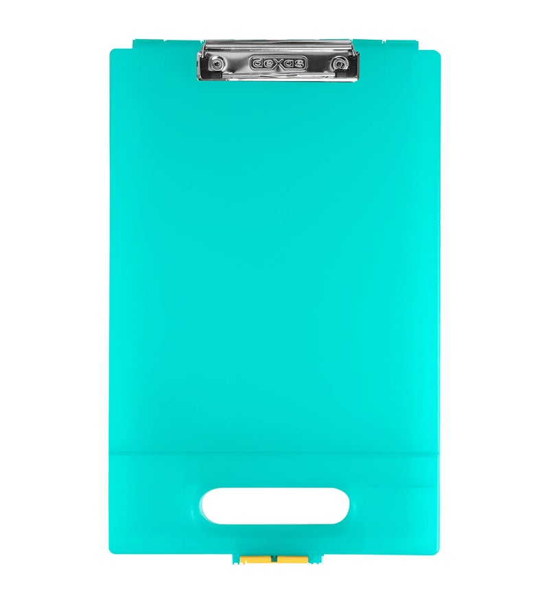 Dexas Clipcase Storage Clipboard with Handle, Aquamarine - Image 1